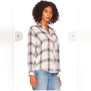 Rails Hunter Sterling White Button Up Shirt